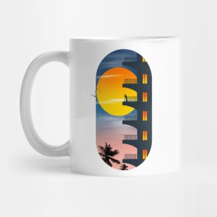 Evening | vintage art | sunset Mug